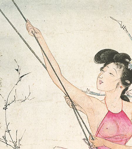 东山-胡也佛的仕女画和最知名的金瓶梅秘戏图